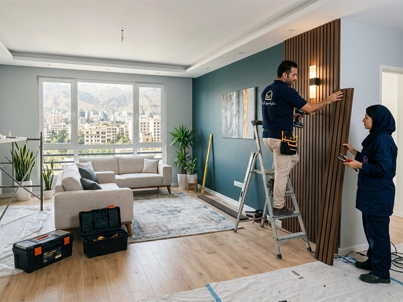 پنل خدماتی لوکس متریال